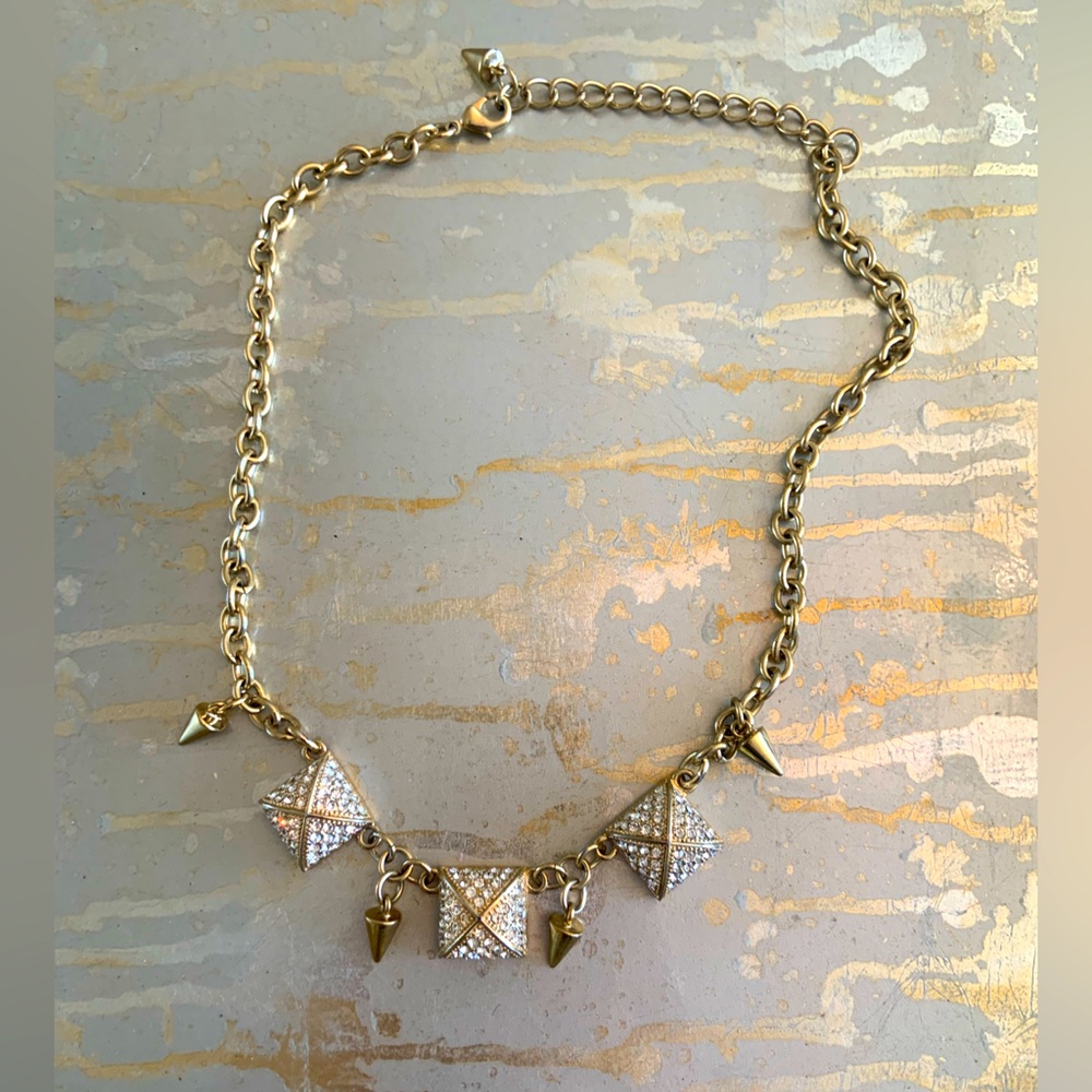 Crystal Stud Necklace